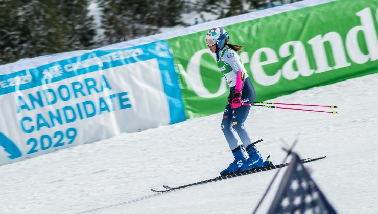 Marta Bassino sugli sci