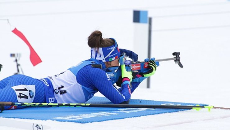 Dorothea Wierer al poligono